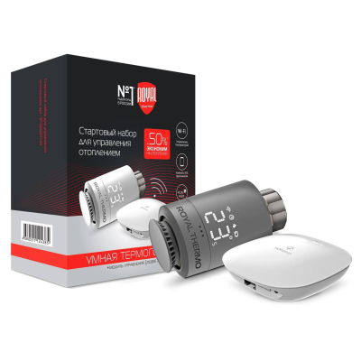 Стартовый набор для управления отоплением Royal Thermo, серебристый фото 1