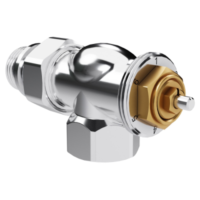 Набор термостатический осевой Royal Thermo Design 1/2"М30х1,5 (Хром) - гарантия до 5 лет фото 2 Набор термостатический осевой Royal Thermo Design 1/2"М30х1,5 (Хром) фото 2