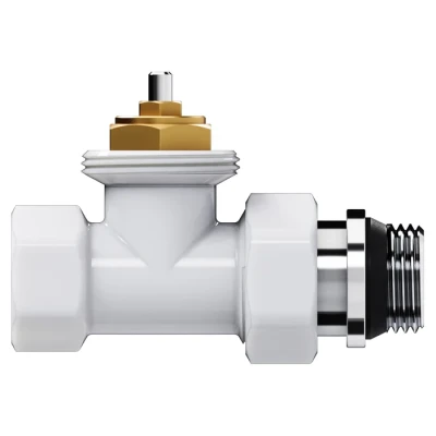 Набор термостатический прямой Royal Thermo Design 1/2"М30х1,5 (Белый)