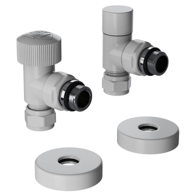 Купить Набор термостатический угловой Royal Thermo Design Pro 15мм М30х1,5 (Белый) в магазине Mirkotlov.by (Мир Котлов) - отличное качество. Купить Набор термостатический угловой Royal Thermo Design Pro 15мм М30х1,5 (Белый)