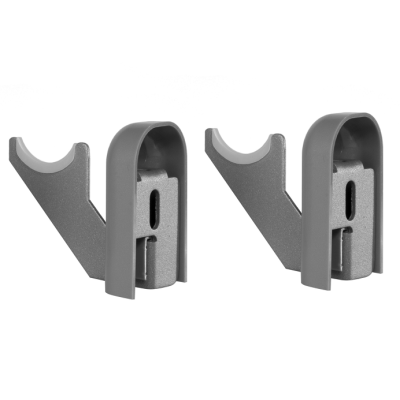 Комплект настенных регулируемых кронштейнов Royal Thermo Design 100, серебристые RTD100S фото 2