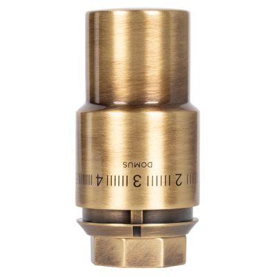 Купить Термоголовка жидкостная Royal Thermo Design PRO М30х1,5 (бронза) 