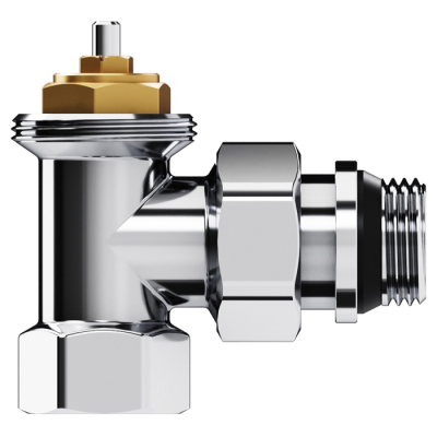 Набор термостатический угловой Royal Thermo Design 1/2"М30х1,5 (Хром) - гарантия до 5 лет фото 4 Набор термостатический угловой Royal Thermo Design 1/2"М30х1,5 (Хром) фото 4