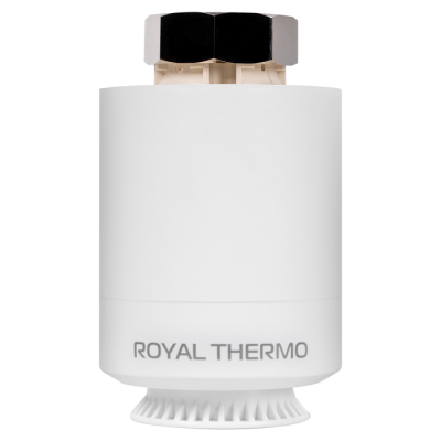 Термостат радиаторный электронный Royal Thermo Smart Heat, белый фото 2