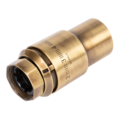 Термоголовка жидкостная Royal Thermo Design PRO М30х1,5 (бронза) фото 2