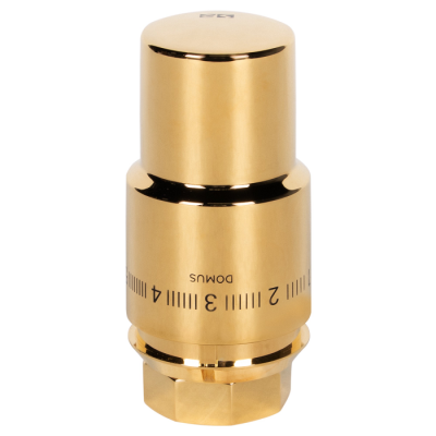 Купить Термоголовка жидкостная Royal Thermo Design PRO М30х1,5 (золото) 