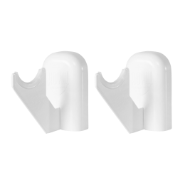 Комплект настенных регулируемых кронштейнов Royal Thermo Design 100, белые RTD100W