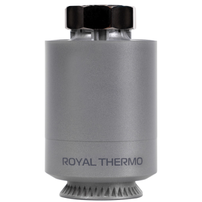 Термостат радиаторный электронный Royal Thermo Smart Heat, серебристый (RTE 77.001S) фото 2