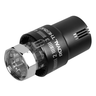 Термоголовка жидкостная Royal Thermo М30х1,5 (черный) RTO 08.03 фото 2