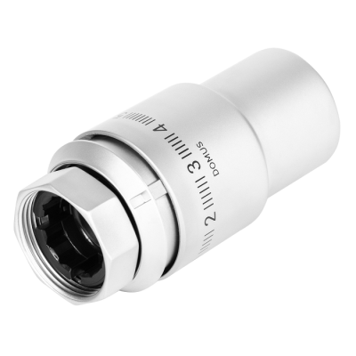 Термоголовка жидкостная Royal Thermo Design PRO М30х1,5 (матовый хром) RTO 07.0014 фото 2