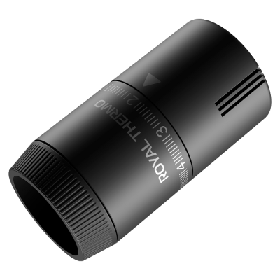 Термоголовка жидкостная Royal Thermo Design М30х1,5 (черный) RATHDN13015BL фото 2