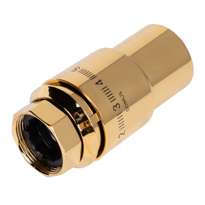 Термоголовка жидкостная Royal Thermo Design PRO М30х1,5 (золото) фото 2