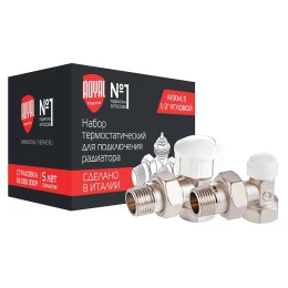 Набор термостатический для радиатора угловой Royal Thermo 1/2" М30х1,5 (RTE 07.009) Набор термостатический для радиатора угловой Royal Thermo 1/2" М30х1,5 (RTE 07.009)