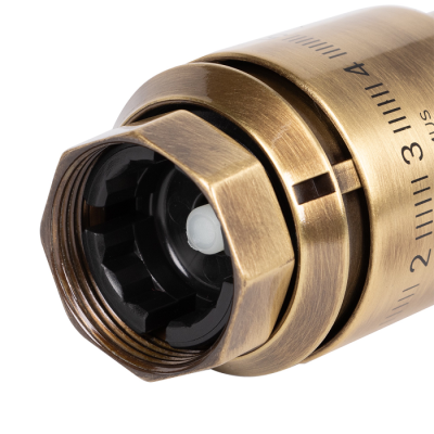 Термоголовка жидкостная Royal Thermo Design PRO М30х1,5 (бронза) фото 3