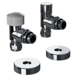 Набор термостатический угловой Royal Thermo Design Pro 15мм М30х1,5 (Хром) Набор термостатический угловой Royal Thermo Design Pro 15мм М30х1,5 (Хром)