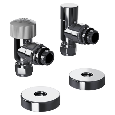 Купить Набор термостатический угловой Royal Thermo Design Pro 15мм М30х1,5 (Хром) в магазине Mirkotlov.by (Мир Котлов) - отличное качество. Купить Набор термостатический угловой Royal Thermo Design Pro 15мм М30х1,5 (Хром)