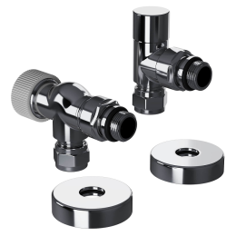 Набор термостатический осевой Royal Thermo Design Pro 15мм М30х1,5 (Хром)