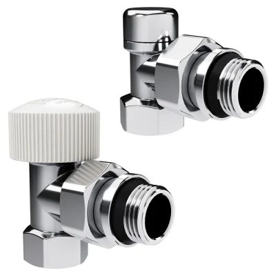 Набор термостатический угловой Royal Thermo Design 1/2"М30х1,5 (Хром) Набор термостатический угловой Royal Thermo Design 1/2"М30х1,5 (Хром)