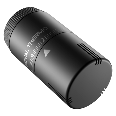 Термоголовка жидкостная Royal Thermo Design М30х1,5 (черный) RATHDN13015BL фото 1