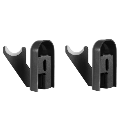 Комплект настенных регулируемых кронштейнов Royal Thermo Design 100, черные RTD100B фото 2