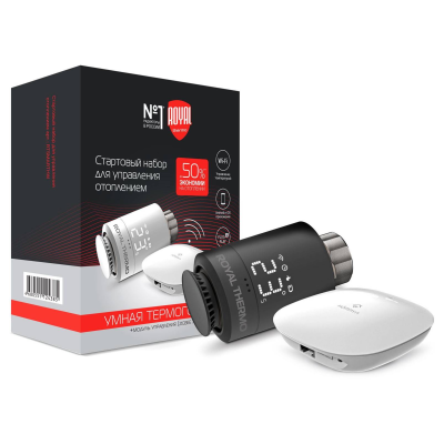 Стартовый набор для управления отоплением Royal Thermo, черный фото 1