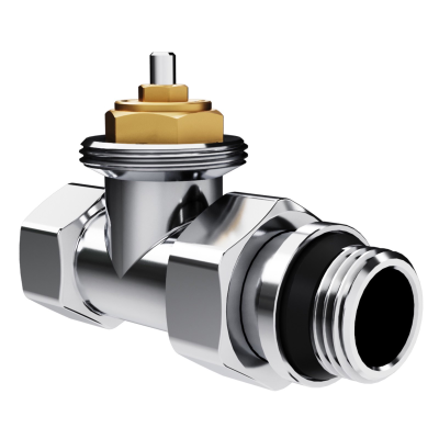 Набор термостатический прямой Royal Thermo Design 1/2"М30х1,5 (Хром) - гарантия до 5 лет фото 2 Набор термостатический прямой Royal Thermo Design 1/2"М30х1,5 (Хром) фото 2