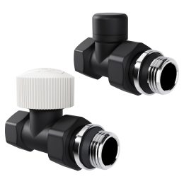 Набор термостатический прямой Royal Thermo Design 1/2"М30х1,5 (Черный) Набор термостатический прямой Royal Thermo Design 1/2"М30х1,5 (Черный)