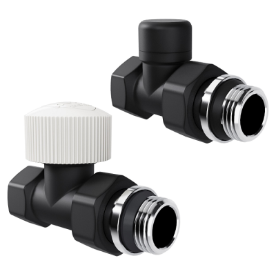 Купить Набор термостатический прямой Royal Thermo Design 1/2"М30х1,5 (Черный) в магазине Mirkotlov.by (Мир Котлов) - отличное качество. Купить Набор термостатический прямой Royal Thermo Design 1/2"М30х1,5 (Черный)