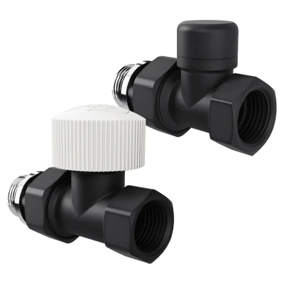 Набор термостатический прямой Royal Thermo Design 1/2"М30х1,5 (Черный)