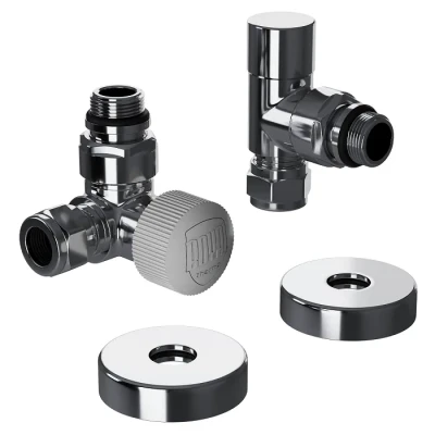 Набор термостатический трехосевой Royal Thermo Design Pro 15мм М30х1,5 (Хром) Набор термостатический трехосевой Royal Thermo Design Pro 15мм М30х1,5 (Хром)
