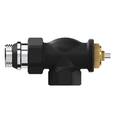 Набор термостатический осевой Royal Thermo Design 1/2"М30х1,5 (Черный) - гарантия до 5 лет фото 4 Набор термостатический осевой Royal Thermo Design 1/2"М30х1,5 (Черный) фото 4