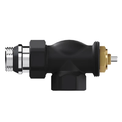 Набор термостатический осевой Royal Thermo Design 1/2"М30х1,5 (Черный)