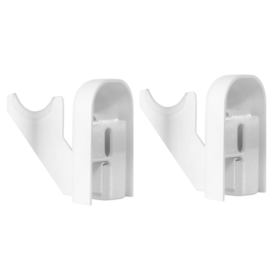 Комплект настенных регулируемых кронштейнов Royal Thermo Design 100, белые RTD100W фото 2