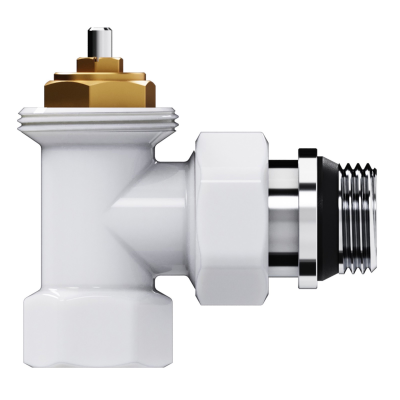 Набор термостатический угловой Royal Thermo Design 1/2"М30х1,5 (Белый) - гарантия до 5 лет фото 4 Набор термостатический угловой Royal Thermo Design 1/2"М30х1,5 (Белый) фото 4