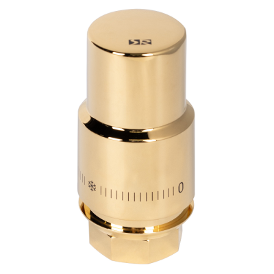 Термоголовка жидкостная Royal Thermo Design PRO М30х1,5 (золото) фото 1