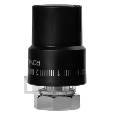 Термоголовка жидкостная Royal Thermo М30х1,5 (черный) RTO 08.03 фото 1