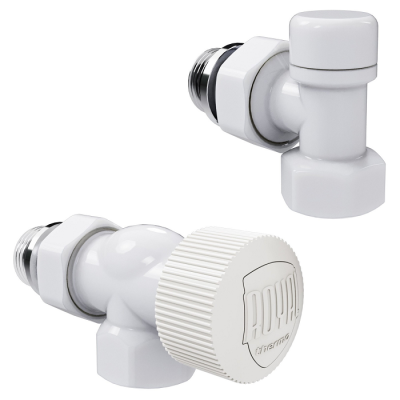 Набор термостатический осевой Royal Thermo Design 1/2"М30х1,5 (Белый) - гарантия до 5 лет фото 1 Набор термостатический осевой Royal Thermo Design 1/2"М30х1,5 (Белый) фото 1