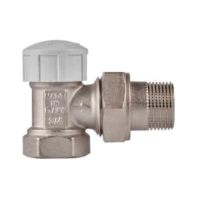 Набор термостатический для радиатора угловой Royal Thermo 3/4" М30х1,5 RTE 07.010 фото 1