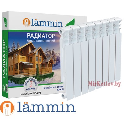 Биметаллический радиатор Lammin ECO BM-500-80-10 фото 5