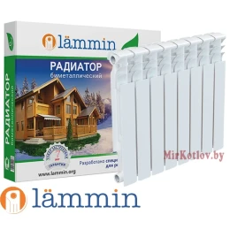 Биметаллический радиатор Lammin ECO BM-500-80-10