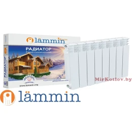 Биметаллический радиатор Lammin Premium [BM-350-80]