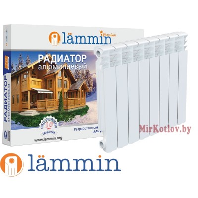 Алюминиевый радиатор Lammin Premium AL-500-80 фото 5