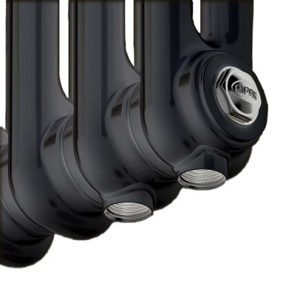 Стальной трубчатый радиатор RIFAR TUBOG TUB 2180 - 10 - D1 AN Антрацит (нижн. подкл.) фото 1