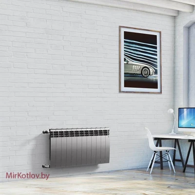 Биметаллический радиатор Royal Thermo BiLiner 500 Silver Satin (1 сек)