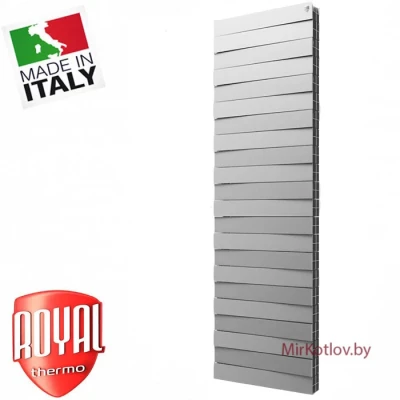 Биметаллический радиатор Royal Thermo Pianoforte Tower 500 Silver Satin (18 сек) Биметаллический радиатор Royal Thermo Pianoforte Tower 500 Silver Satin (18 сек)