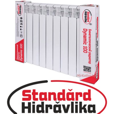 Биметаллический радиатор Standard Hidravlika Dynamic 100 (500/100) фото 3