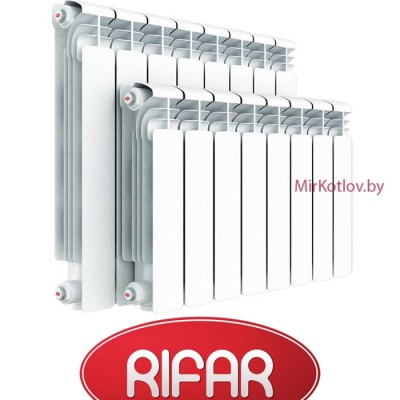 Алюминиевый радиатор Rifar Alum 350 (10 секций) фото 4