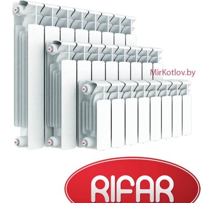 Биметаллический радиатор Rifar Base 200 (1 секция) фото 3