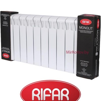 Биметаллический радиатор Rifar Monolit 350 (10 секций) фото 5