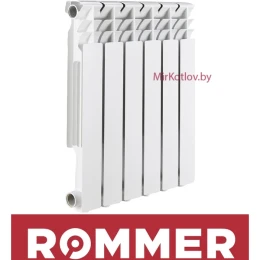 Алюминиевый радиатор Rommer Optima 500 (10 секций)